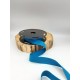 Ruban coton - 2.50cm - Bleu