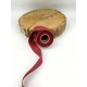 Ruban coton - 2.50cm - Bordeaux