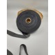 Ruban coton - 2.50cm - Gris foncé