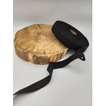 Ruban coton - 2.50cm - Noir