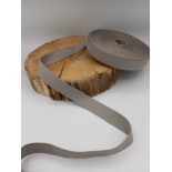 Ruban coton - 2.50cm - Taupe