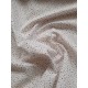 Tissu cretonne - JIAL BLANC VIOLINE - x10cm