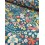Tissu cretonne - GRANDE LARGEUR - Fleurs - Bleu - x10cm