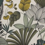 Tissu ameublement - Jakarta kaki - x10cm