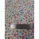 Tissu cretonne - Mini Fleur Aquarelle - x10cm