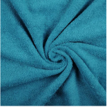 Tissu éponge - Bleu - x10cm