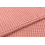 Tissu nid d'abeille - Corail - x 10cm