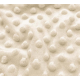 Tissu polaire Minky - Ecru - x10cm