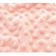 Tissu polaire Minky - rose poudré - x10cm