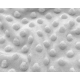 Tissu polaire Minky - gris perle - x10cm