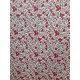 Tissu enduit - Léonie rouge - x10cm