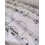 Tissu ameublement - Notes de musique - x10cm