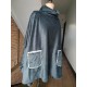 Ponchos adultes - Florena - Anthracite