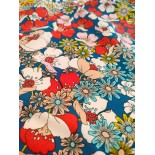 Viscose - Joplin bleu- x 10cm