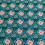 Percale de Coton - Fleurs tailleur- x10cm