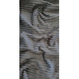 Tissu polaire Minky rayures - Anthracite - x10cm