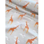 Tissu cretonne - Zefira - x10cm