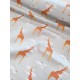 Tissu cretonne - Zefira - x10cm