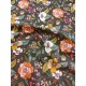 Tissu cretonne - Vintage Flowers - x10cm