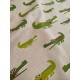 Tissu ameublement - Léger- Crocodile- x10cm