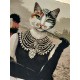 Affiche Jacquard -Madame chat