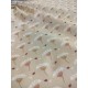 Tissu cretonne - Ombbe rose - x10cm