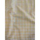 Tissu cretonne - Vichy jaune - x10cm