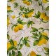 Tissu enduit - Citrons - x10cm