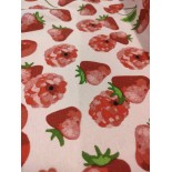 Tissu ameublement - Léger- Red Fruit Party- x10cm