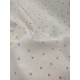 Tissu cretonne - Dotty Naturel - x10cm