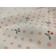 Tissu cretonne - Cerisa - x10cm