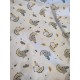 Tissu cretonne - Meto Blanc - x10cm