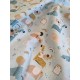 Tissu cretonne - Au Dodo - x10cm