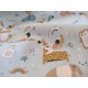 Tissu cretonne - Au Dodo - x10cm