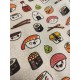 Tissu cretonne - Maki Kawai - x10cm
