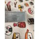Tissu cretonne - Maki Kawai - x10cm