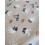 Tissu cretonne - Yogicat - x10cm