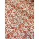 Tissu cretonne - Bavory - Rouge - x10cm
