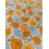 Tissu enduit fin - Tête d'orange - x10cm