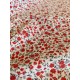 Tissu enduit fin - Liberty Rouge - x10cm