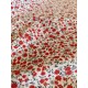 Tissu enduit fin - Liberty Rouge - x10cm
