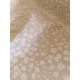Tissu enduit fin - Flowers white - x10cm