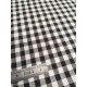 Tissu cretonne - Damier - x10cm