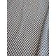 Tissu cretonne - Damier - x10cm
