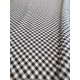 Tissu cretonne - Damier - x10cm