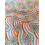 Tissu cretonne - Marguerites rayures - x10cm