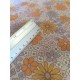 Tissu cretonne - Marguerites pastels - x10cm