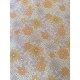 Tissu cretonne - Marguerites pastels - x10cm