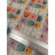 Tissu cretonne - Flowers power - x10cm