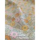 Tissu cretonne - Fleurs des champs - x10cm
